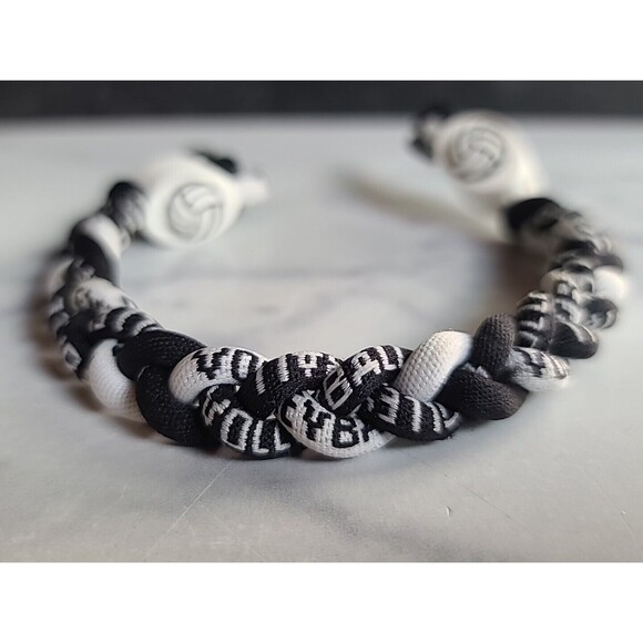 Volleyball Themed Braided Bracelet - Picture 7 of 10